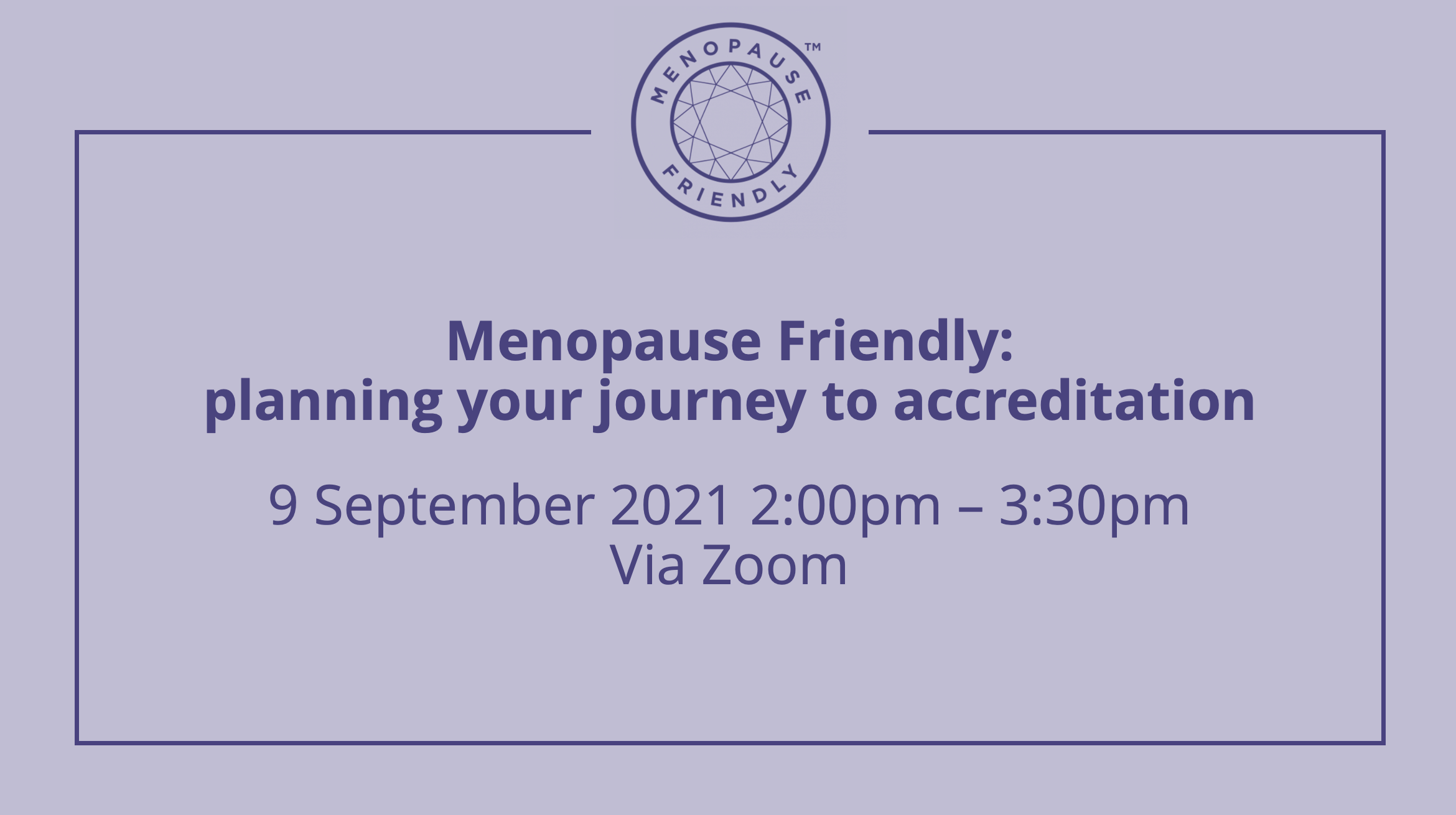 Menopause Friendly Planning your journey